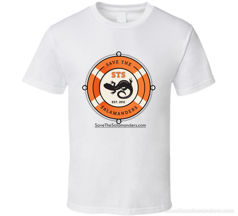 Save The Salamanders white t-shirt